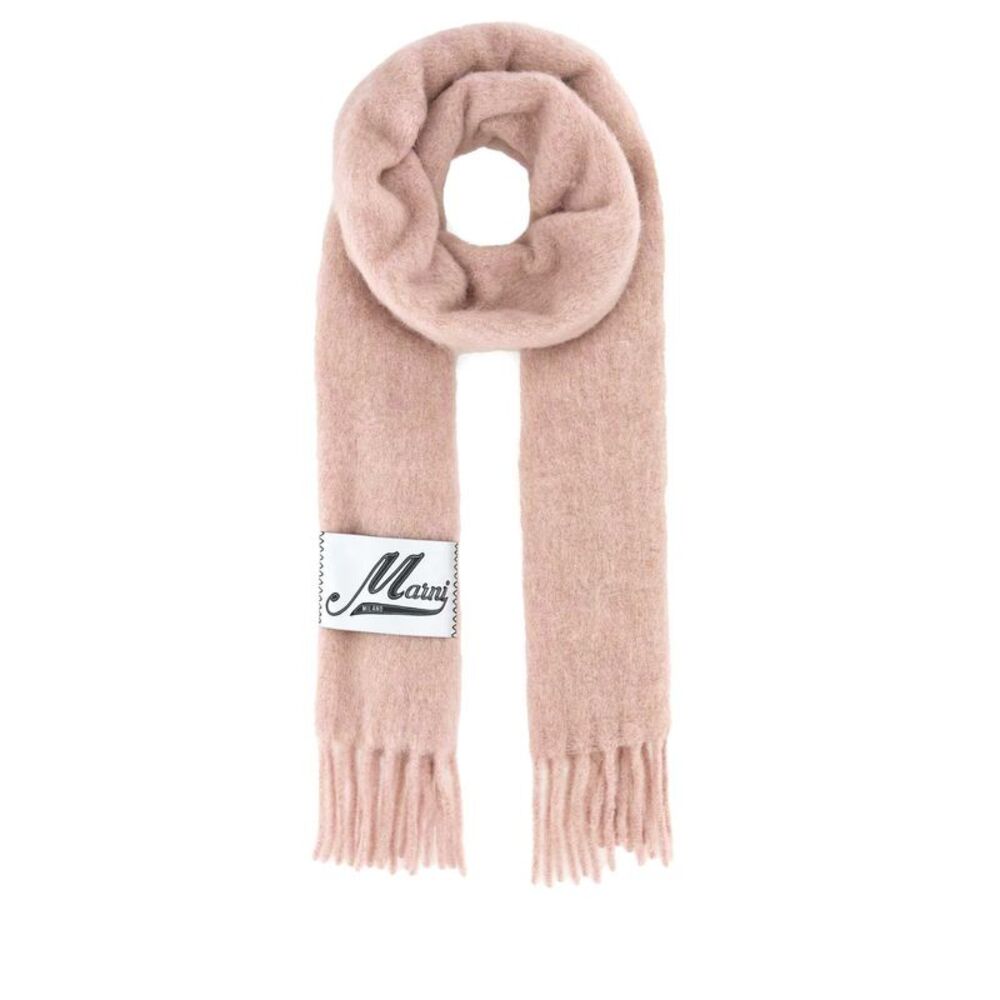 Marni Men Pink Alpaca Blend Scarf